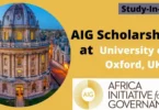 Step by step guide in applying for Africa Initiative for Governance (AIG) Scholarships