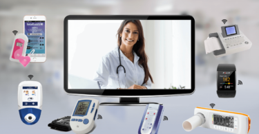 Healthcare With Telemedicine Apps And Remote Health Monitoring